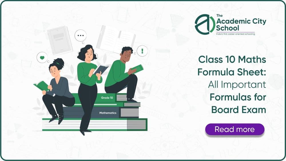 Class 10 Maths Formula Sheet: All Important Formulas for Board Exam 2026