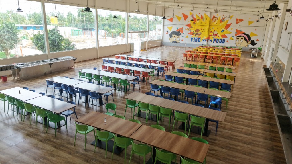 Dining hall at TACS