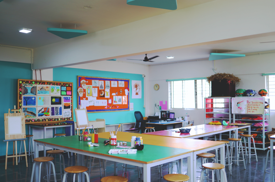 Art studio at TACS